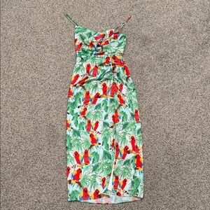 MILLY LILLIANA Parrot Print Dress